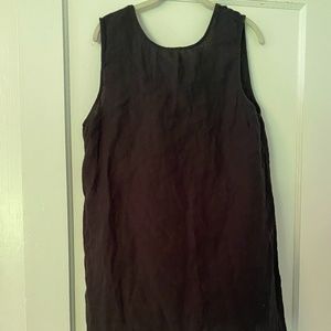 Linen Reformation Raw-hem Low-back Dress